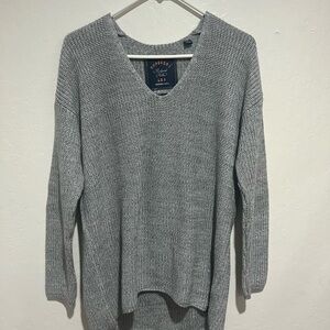 Superdry Grey V-Neck Sweater